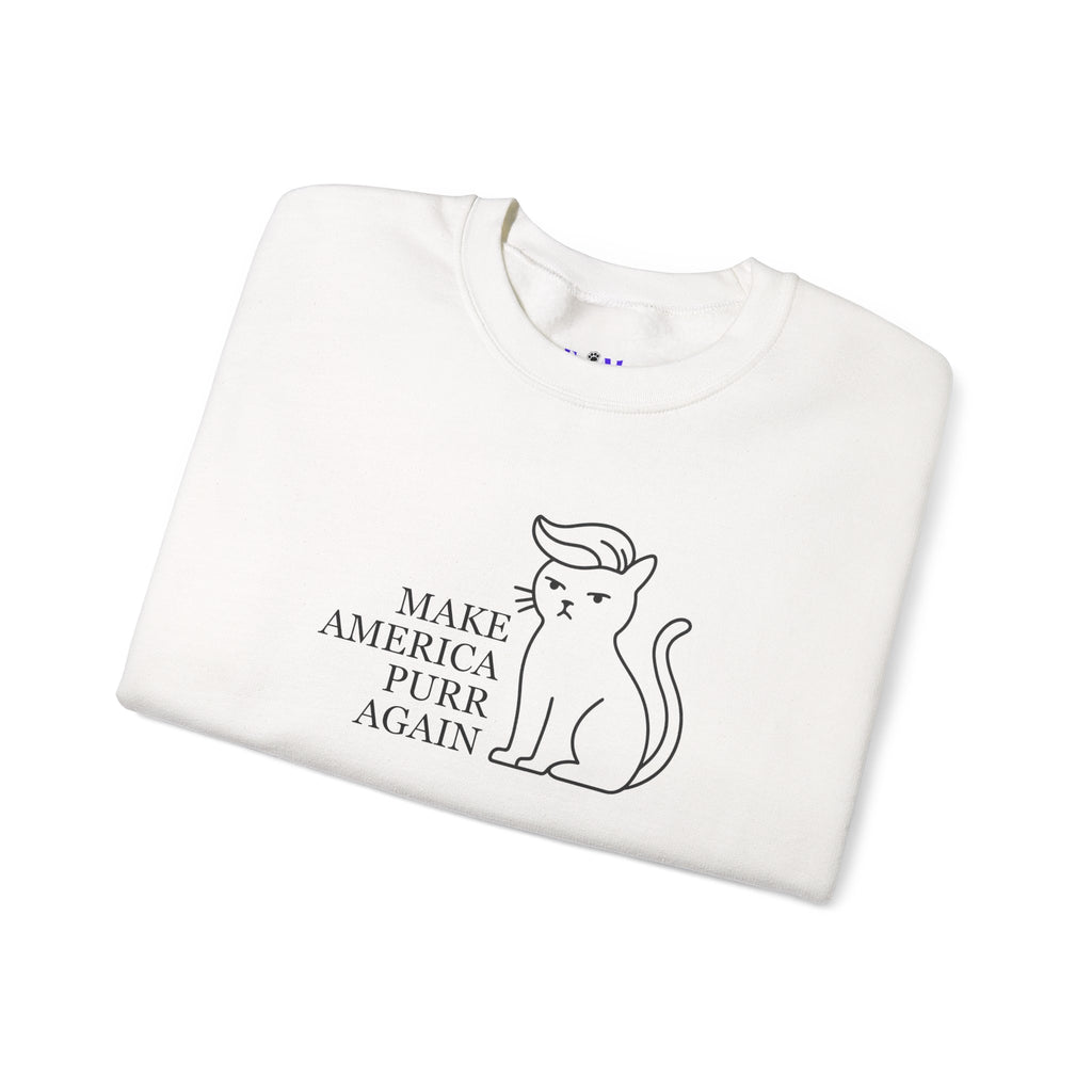 “Make America Purr Again” Parody Cat Sweatshirt