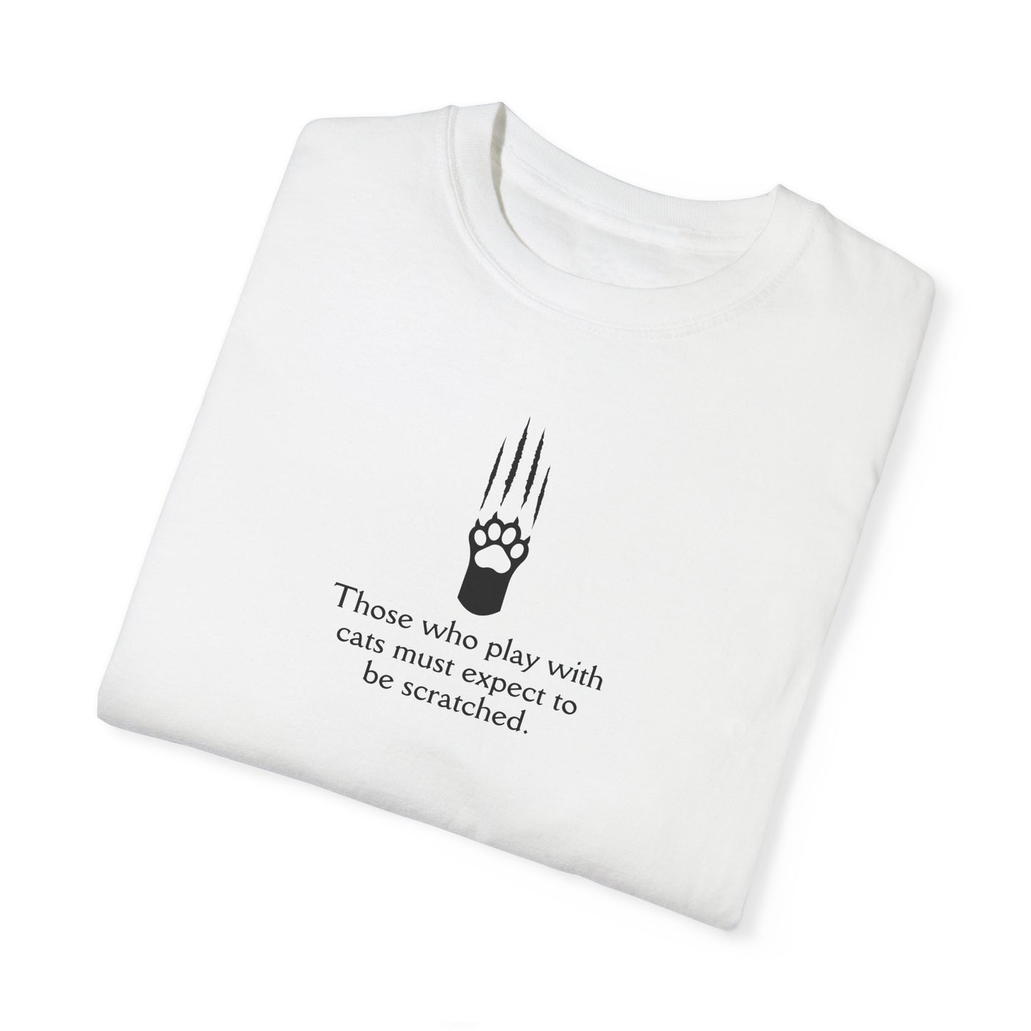 Cat Lover's Quote T-Shirt - Playful & Comfy Graphic Tee