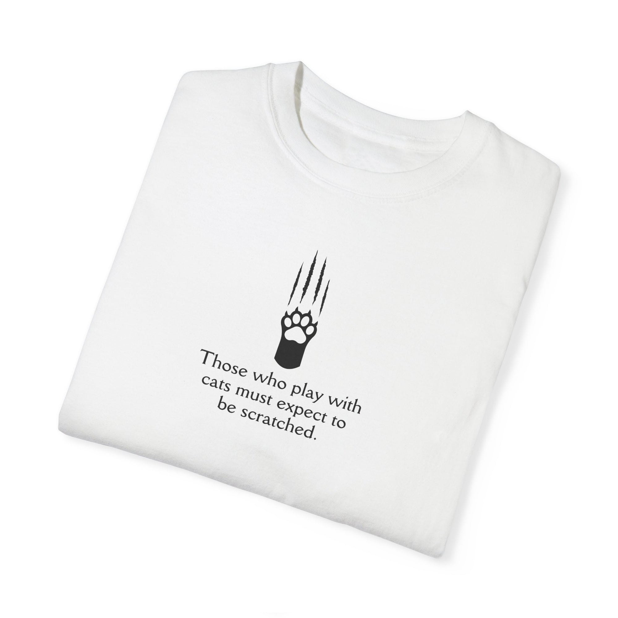 Cat Lover's Quote T-Shirt - Playful & Comfy Graphic Tee