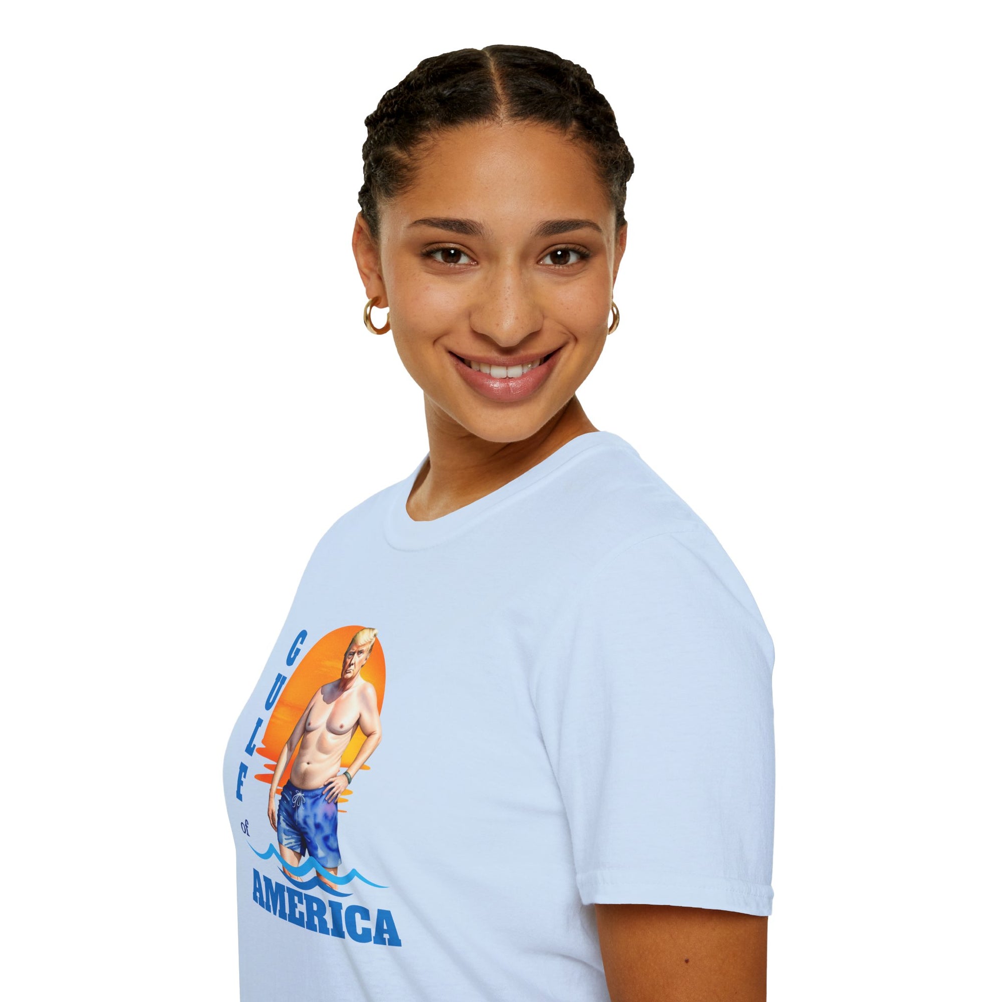 Trump's American Gulf Vintage T-Shirt - Unisex Softstyle Beachwear