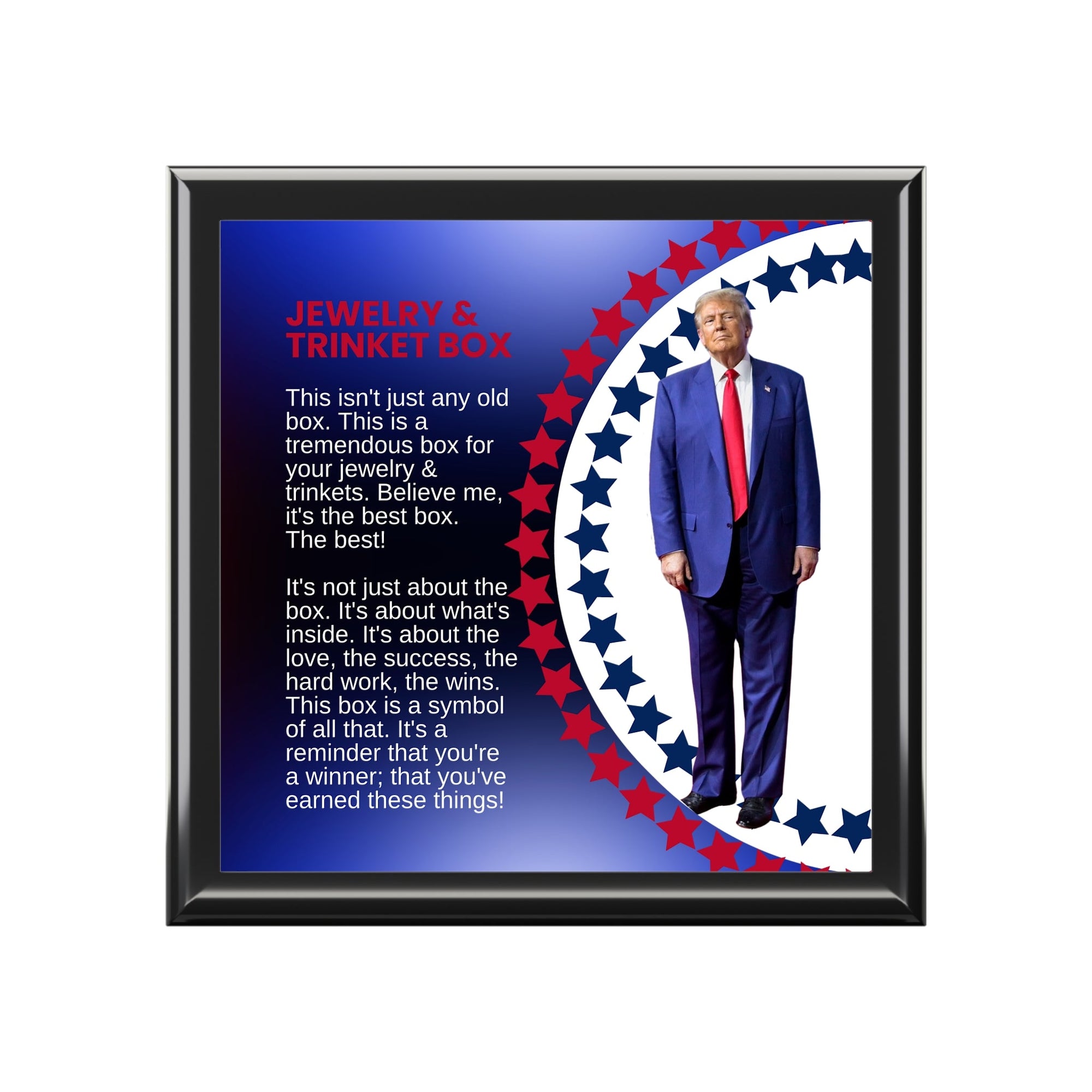 Patriotic Jewelry & Trinket Box Printify