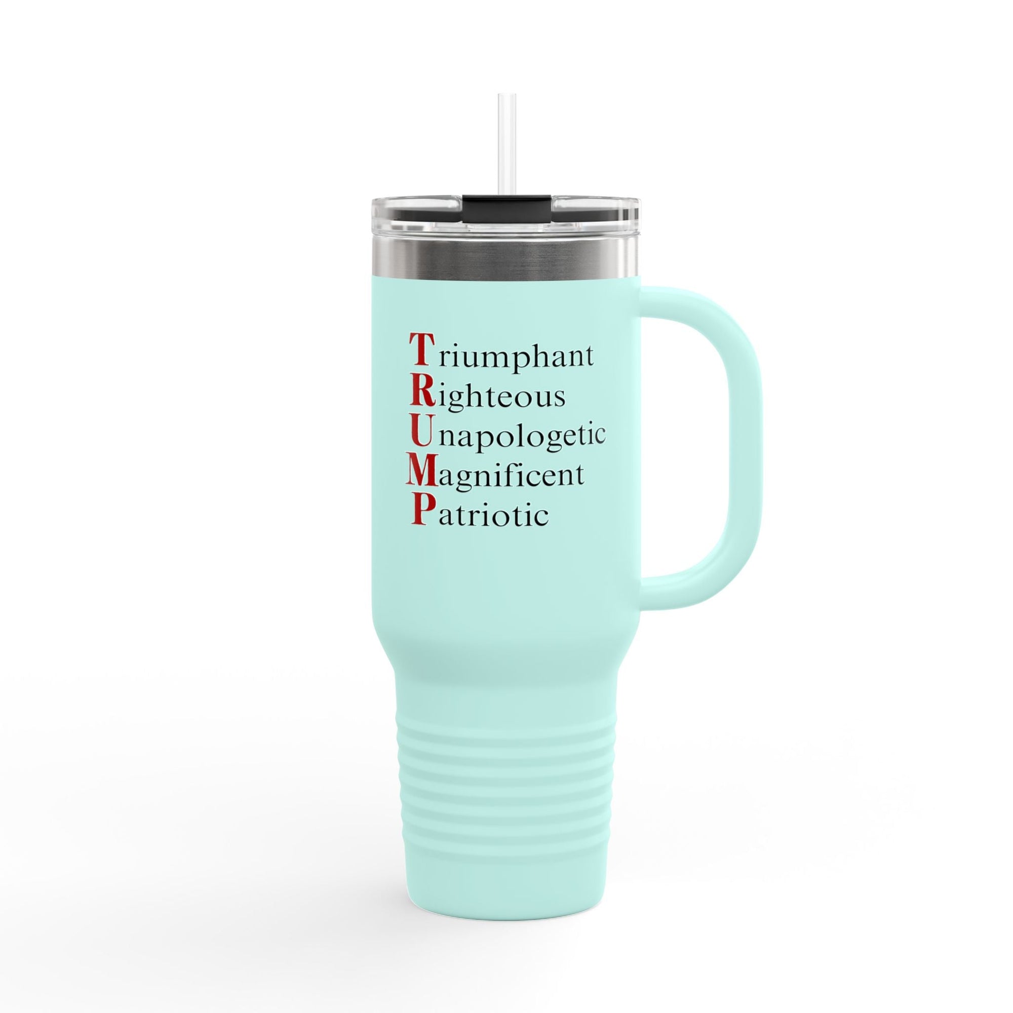 Pro-Trump Acronym 40oz Travel Mug Printify