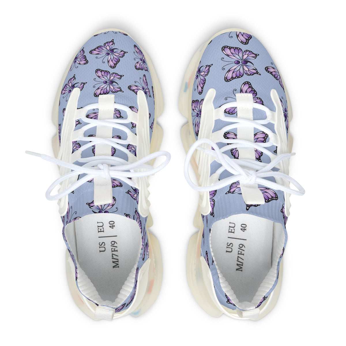 Women’s Semicolon Butterfly Sneakers | Suicide Awareness Shoes
