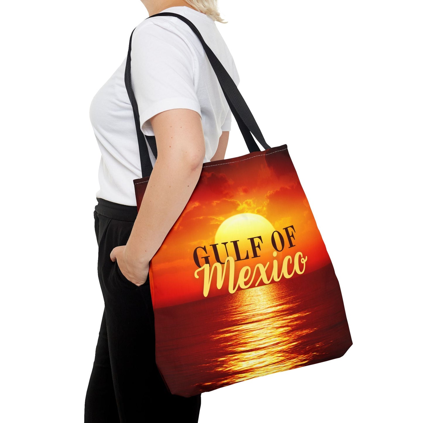 Gulf of Mexico Sunset Tote Bag - Chic Beach Accessory Printify