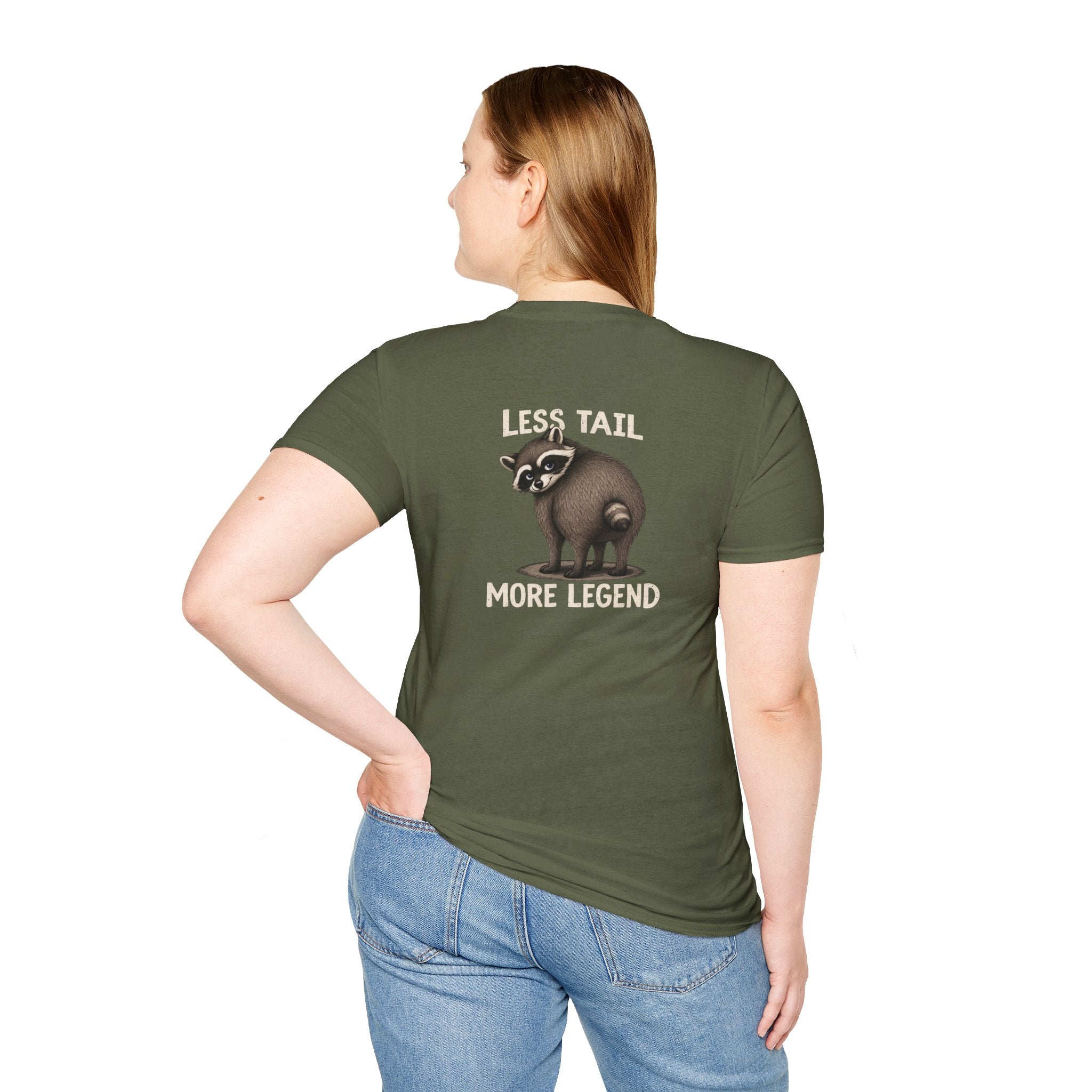 Less Tail, More Legend Jimothy Raccoon T-Shirt