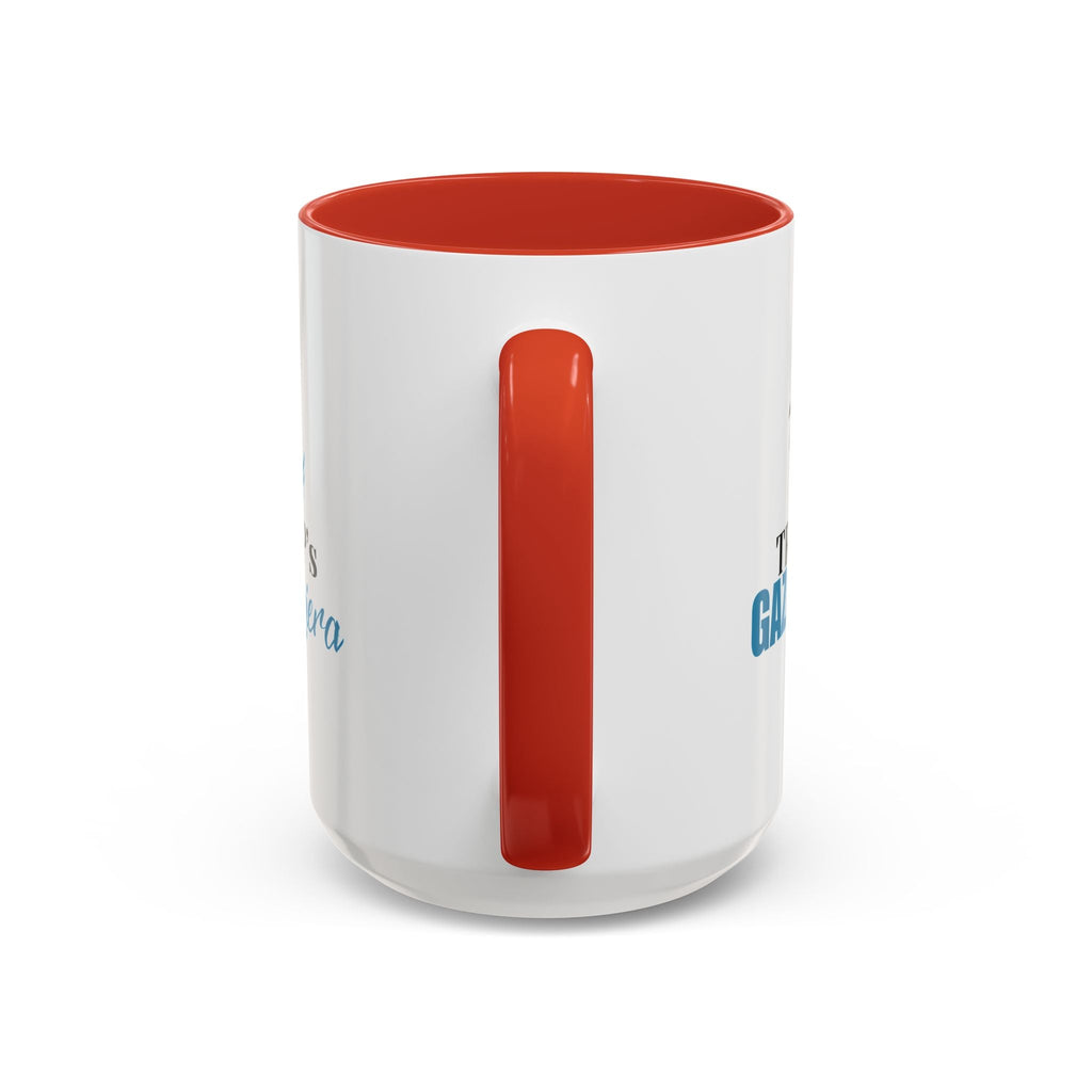 Tropical Trump’s Gaza Riviera Accent Coffee Mug - 11 & 15oz Ceramic Mug for Beach Lovers Printify