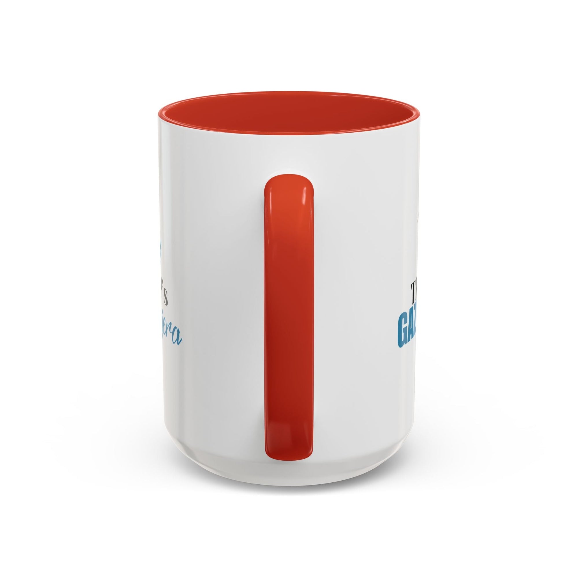 Tropical Trump’s Gaza Riviera Accent Coffee Mug - 11 & 15oz Ceramic Mug for Beach Lovers Printify