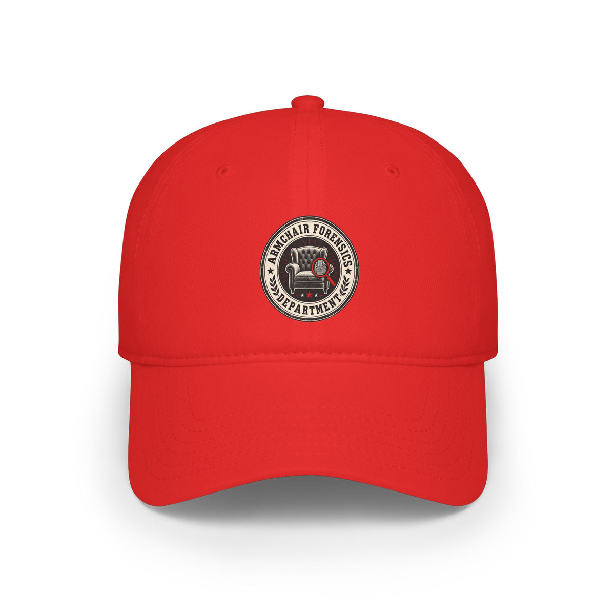Armchair Forensics Department Embroidered Cotton Cap | True Crime Hat