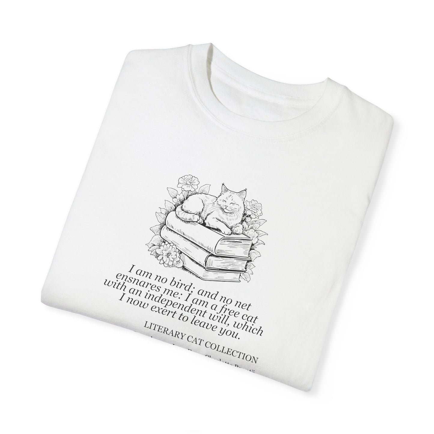 Literary Cat Unisex T-Shirt - Jane Eyre