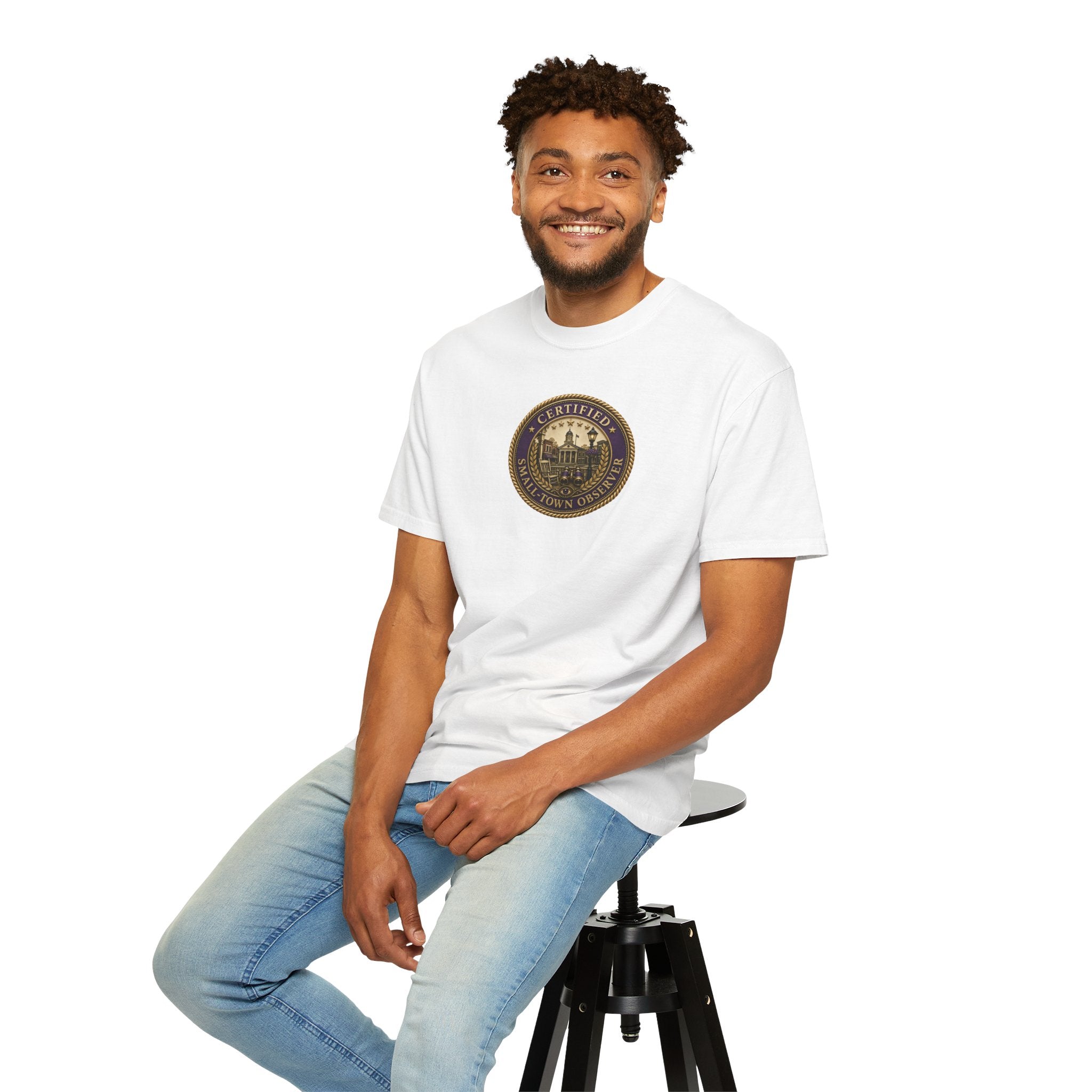Certified Small-Town Observer Garment-Dyed T-Shirt