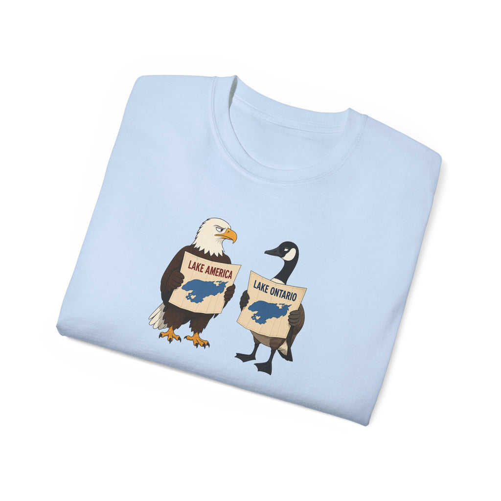 Lake America vs. Lake Ontario Eagle and Goose T-Shirt