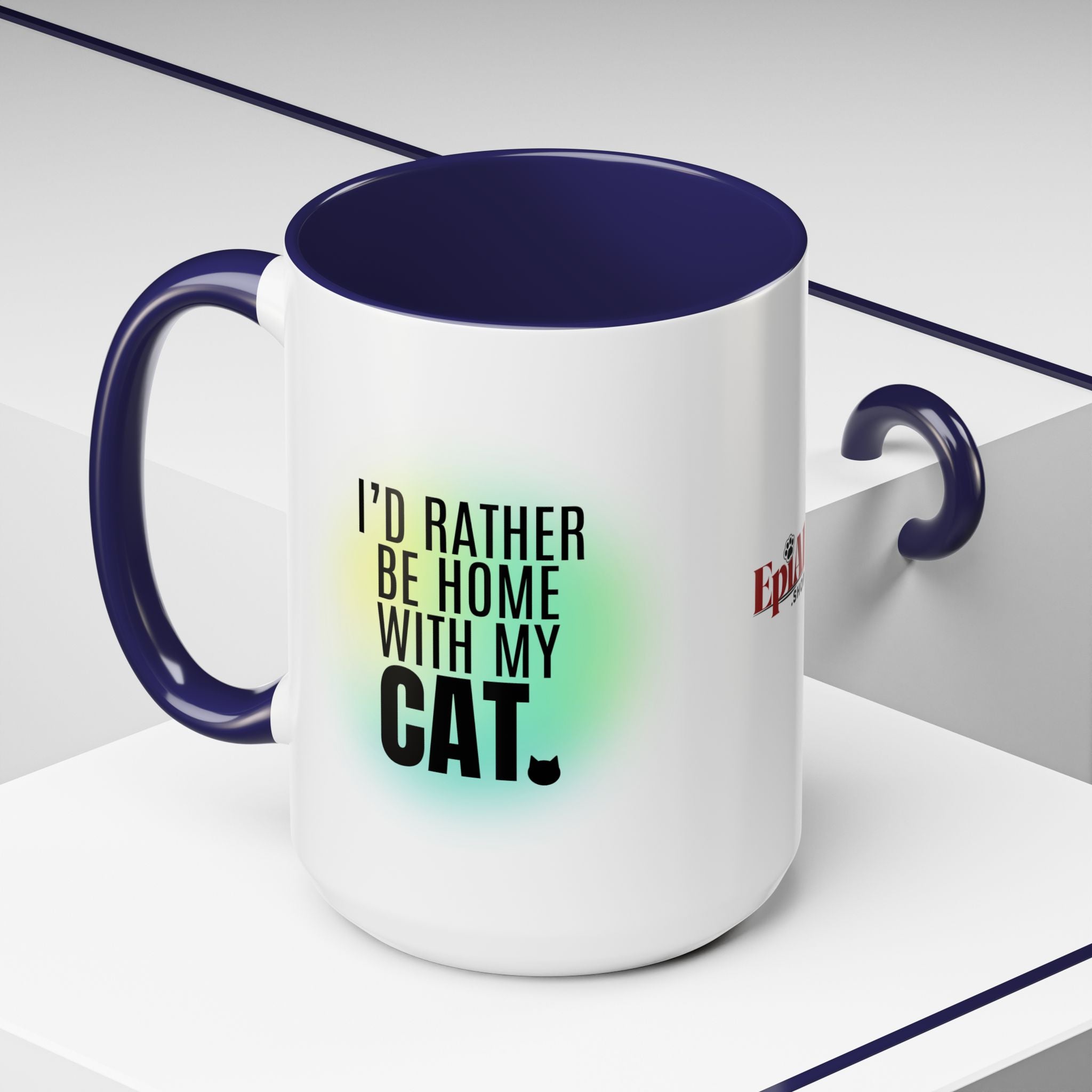 Photo depicting the ​Rather Be Home Accent Coffee Mug (11, 15oz) from EpiAl's Shop.