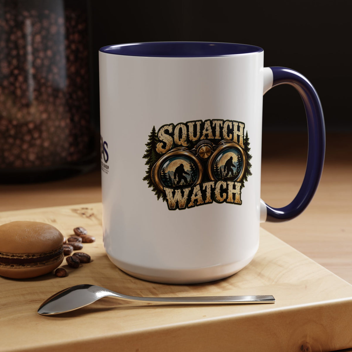 Squatch Watch Bigfoot Mug | Two-Tone Sasquatch Coffee Cup (11oz/15oz)