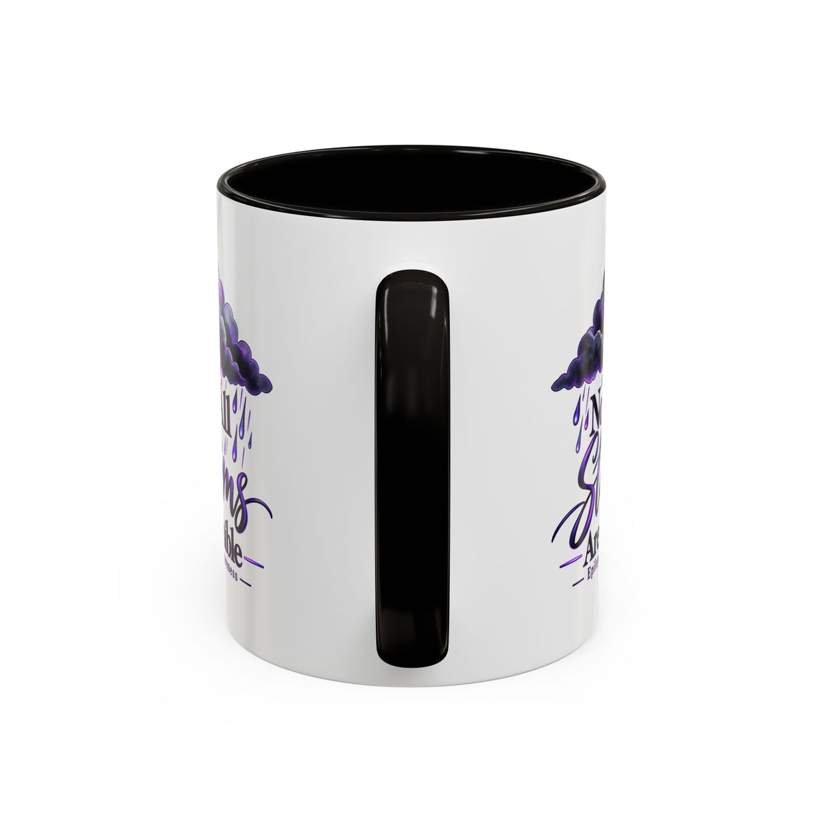 Not All Storms Are Visible Epilepsy Awareness Mug | Purple Storm Cloud Coffee Cup (11oz/15oz)