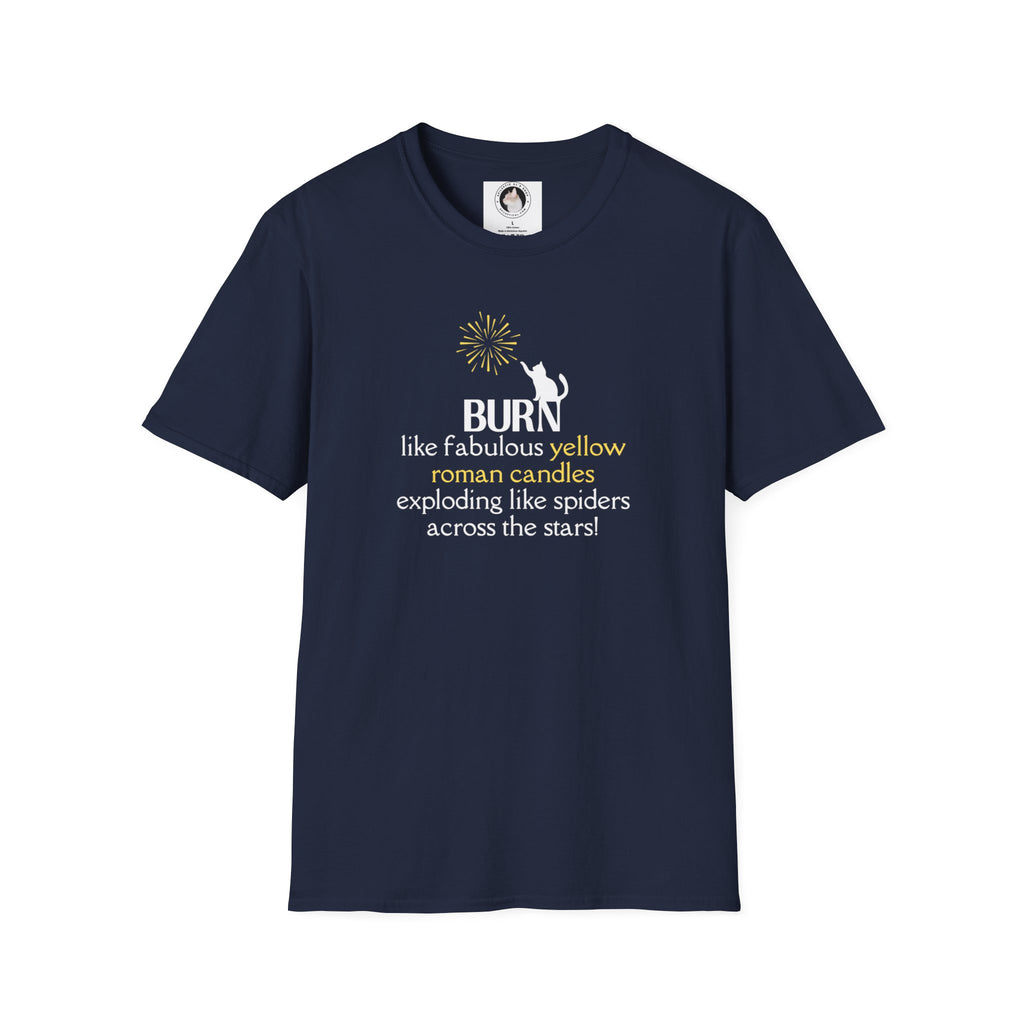 Burn Unisex Softstyle T - Shirt - T - Shirt - Epileptic Al’s Shop