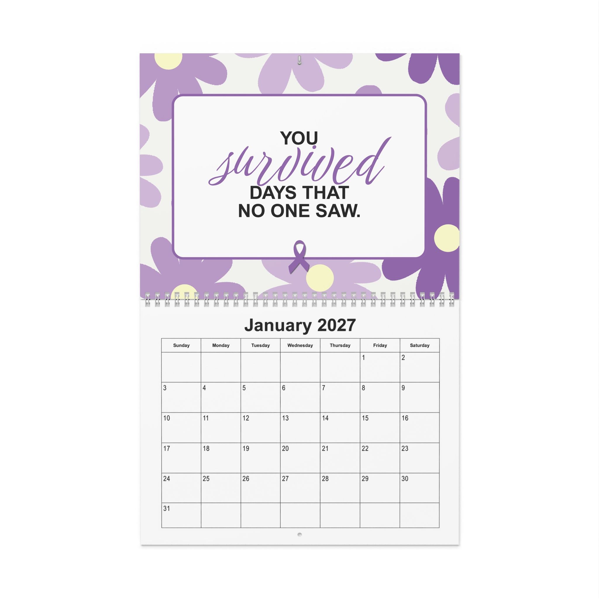 The Epilepsy Warrior Calendar 2027