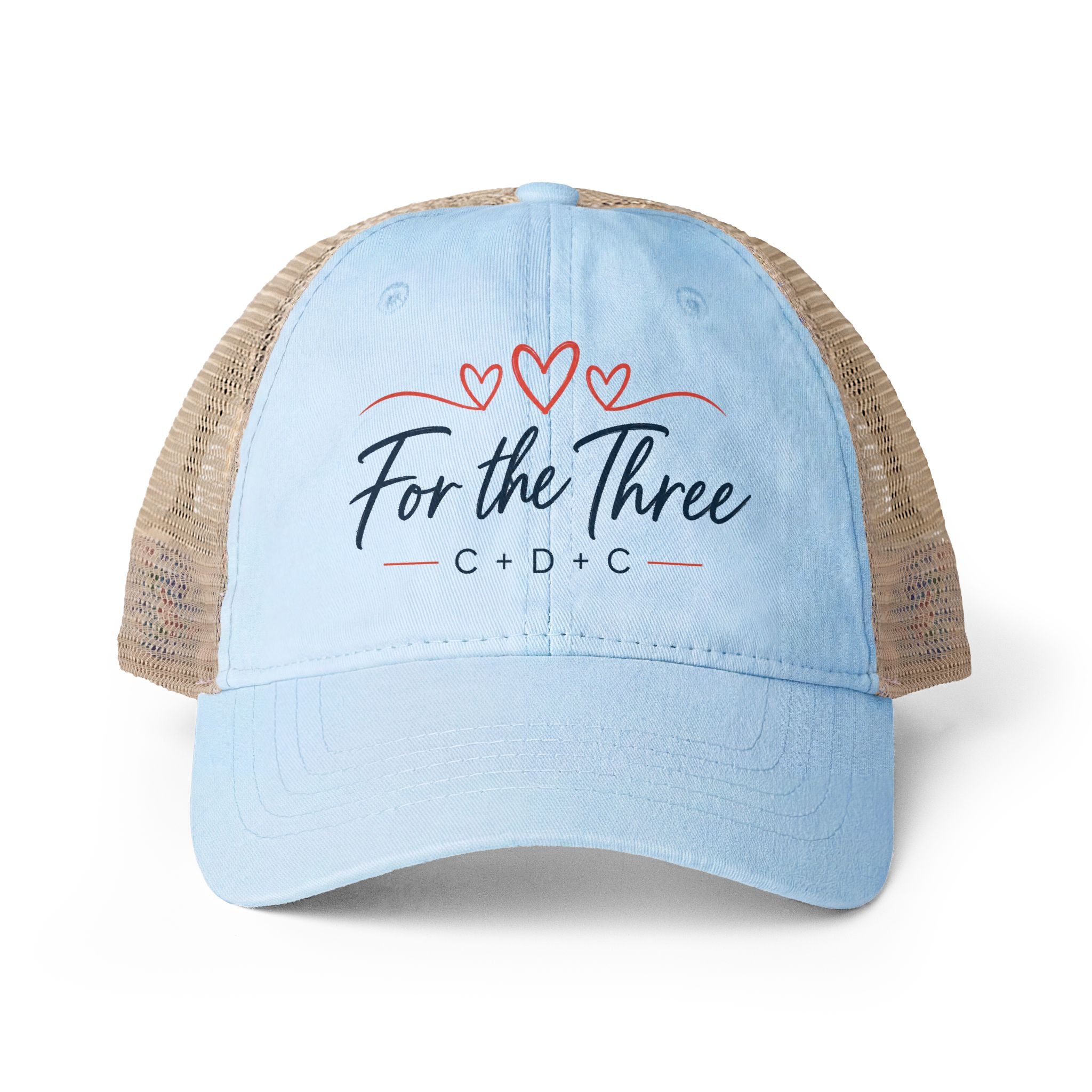 For the Three Women’s Washed Mesh Back Cap | C + D + C Memorial Hat