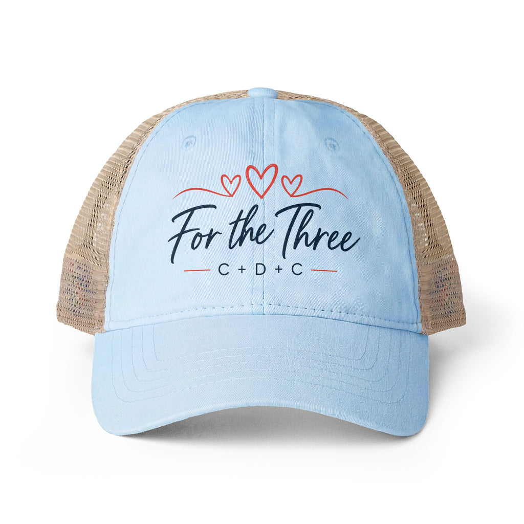 For the Three Women’s Washed Mesh Back Cap | C + D + C Memorial Hat