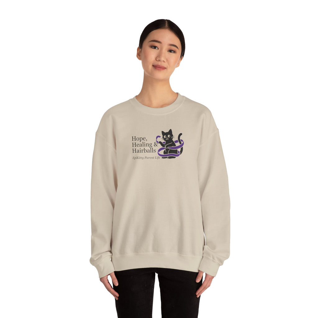 “Hope, Healing & Hairballs” Epikitty Parent Life Sweatshirt