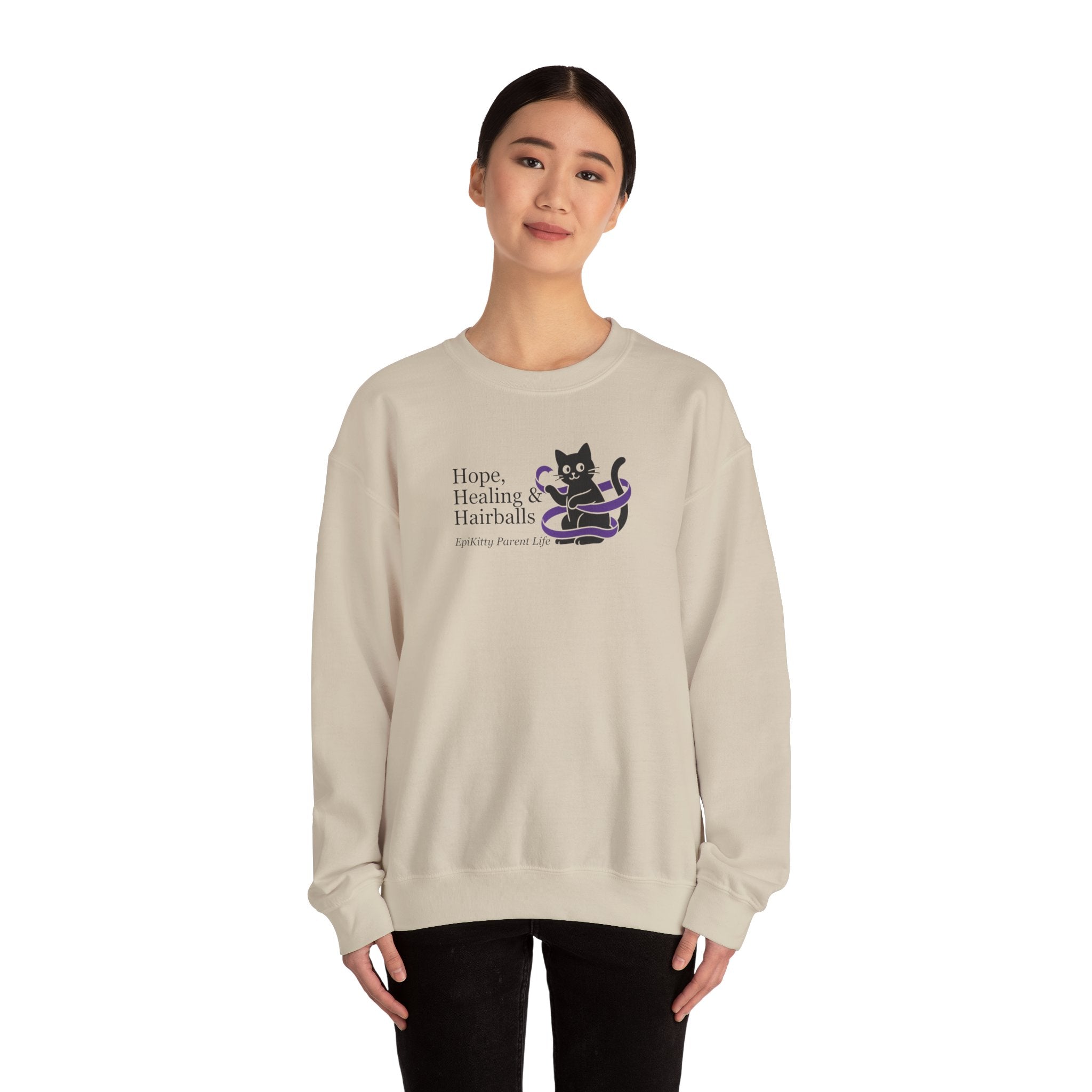 “Hope, Healing & Hairballs” Epikitty Parent Life Sweatshirt
