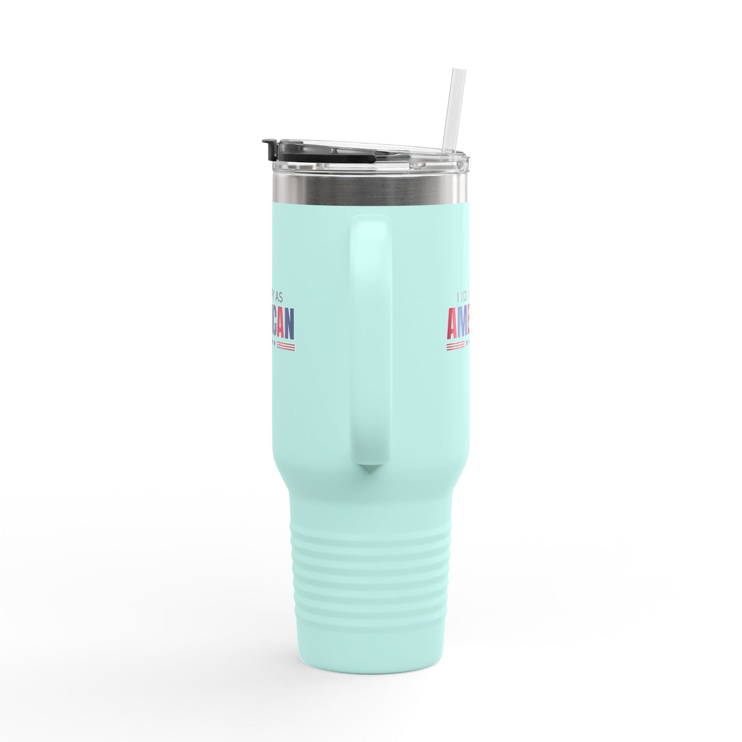 I Identify as American 40oz Insulated Travel Mug Printify