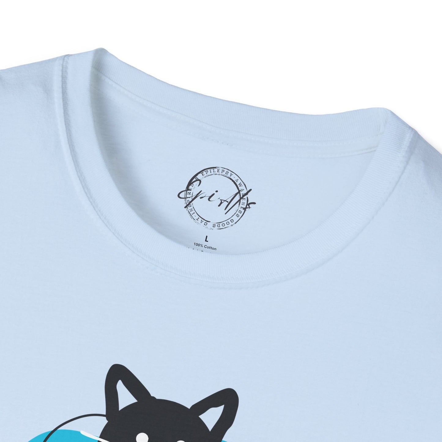 Playful Cat Graphic T-Shirt – Unisex Softstyle Tee for Cat Lovers