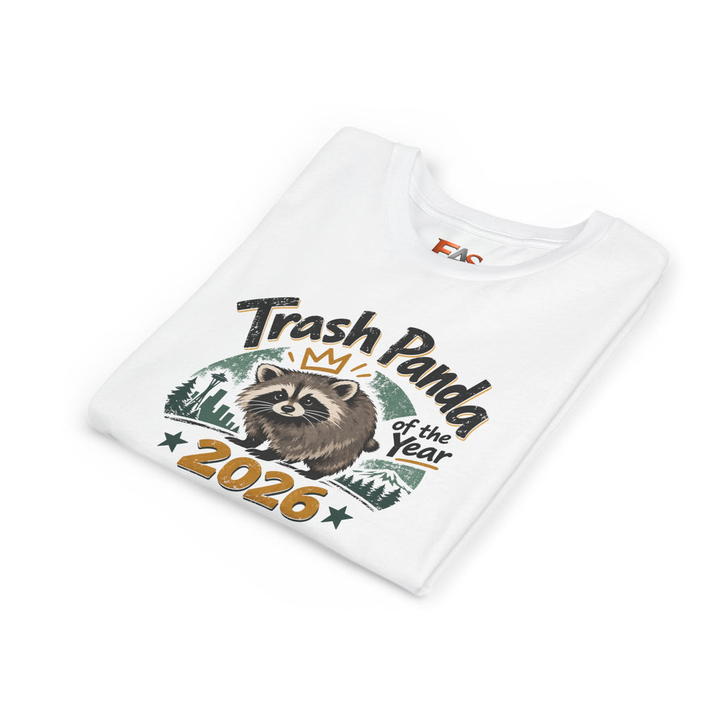 Trash Panda of the Year 2026 Youth T-Shirt | Jimothy-Inspired Raccoon Tee