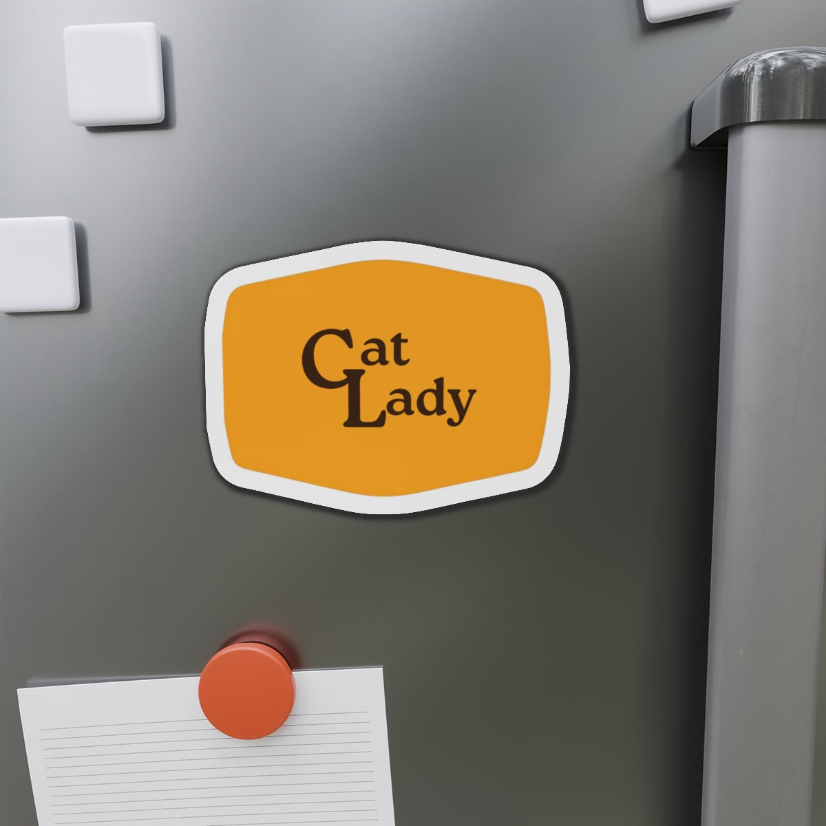Cat Lady Cracker Barrel Style Die-Cut Magnets