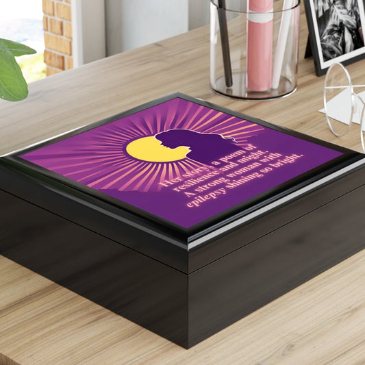 Empowering Epilepsy Jewelry Box - Resilience & Strength Design