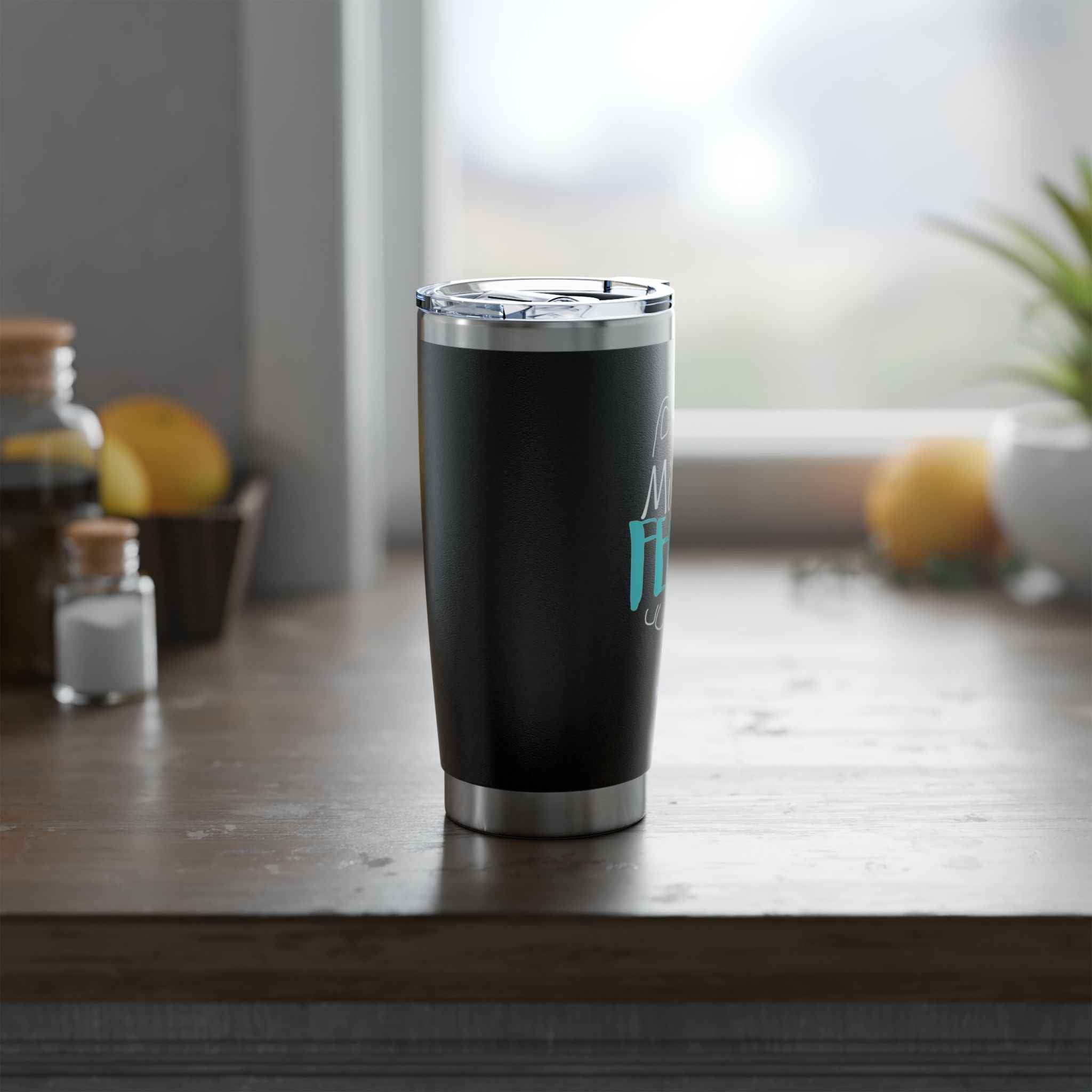 Mildly Feral 20oz Stainless Steel Tumbler – Funny Cat Lover Travel Cup
