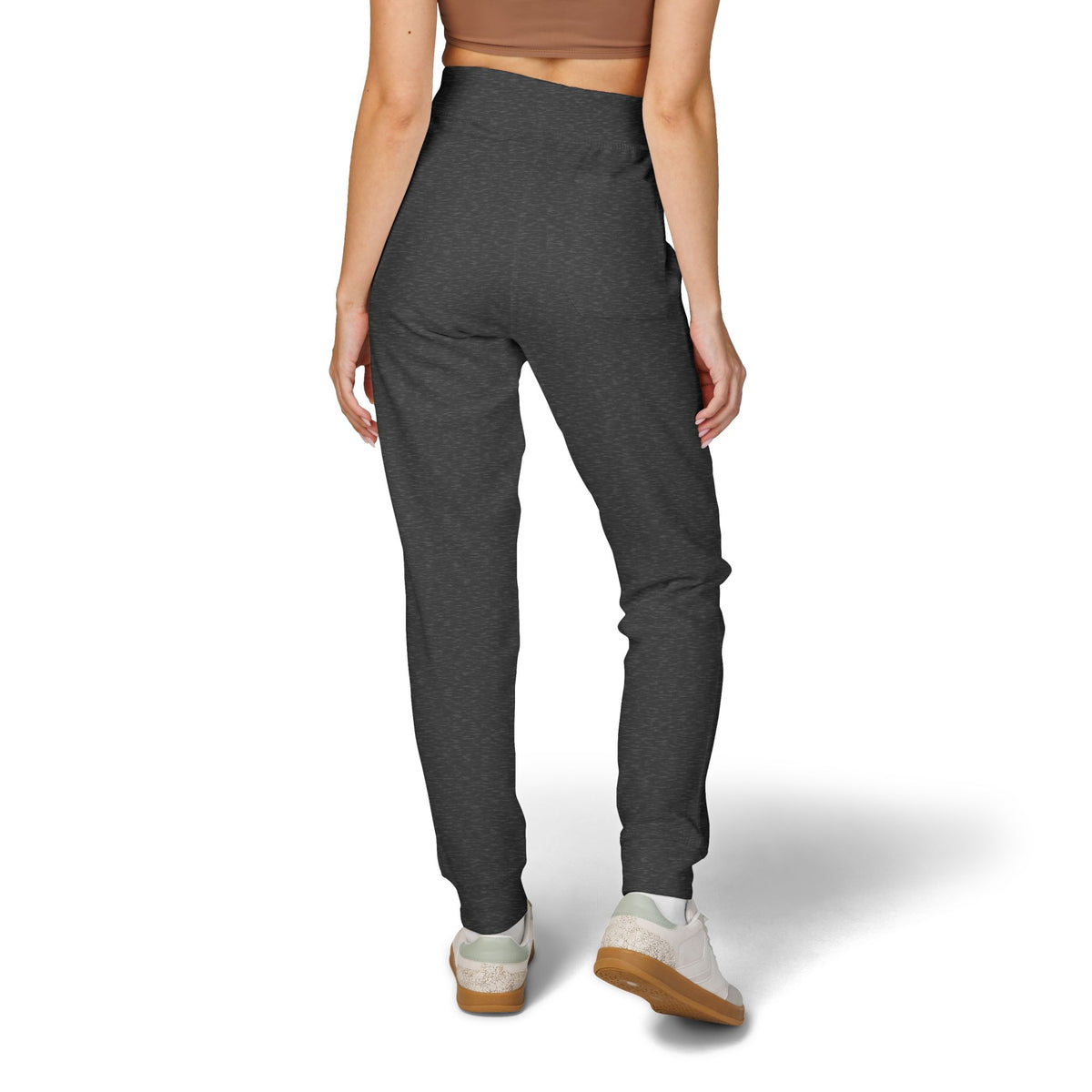 Lap of Management Embroidered Cat Fleece Joggers