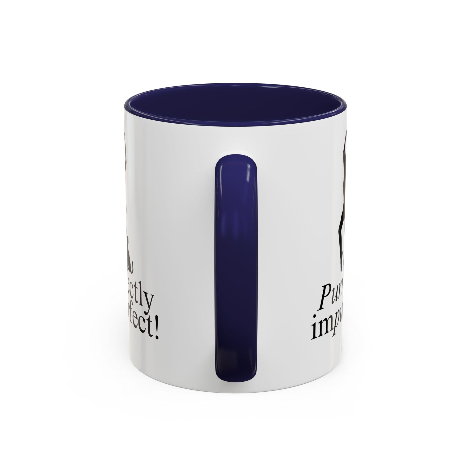 Purrfectly Impurrfect Accent Coffee Mug (11, 15oz)