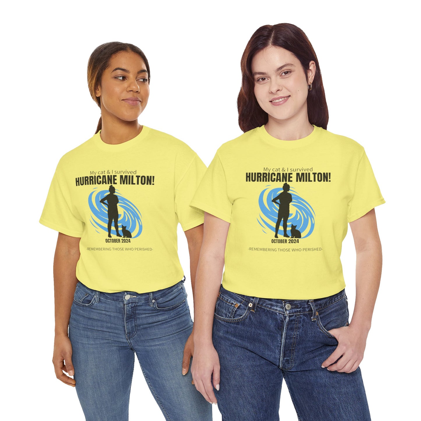 Hurricane Milton Survivor Unisex Heavy Cotton Tee
