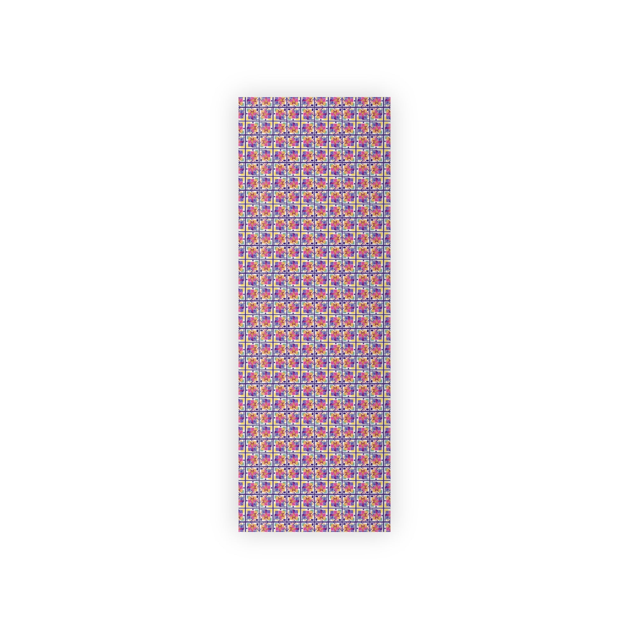 Vibrant Meow Meow Meow Gift Wrapping Paper Roll