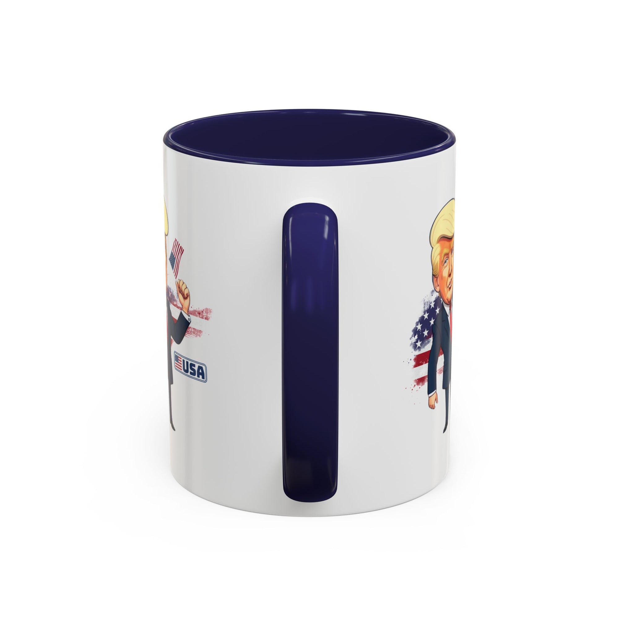 Flag Waving Trump USA Coffee Mug