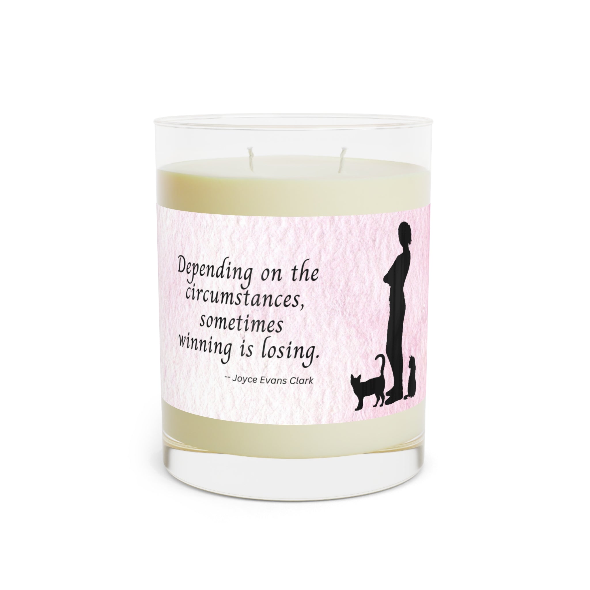 Photo depicting the ​Winning is Losing Scented Candle - Full Glass, 11oz from EpiAl's Shop.