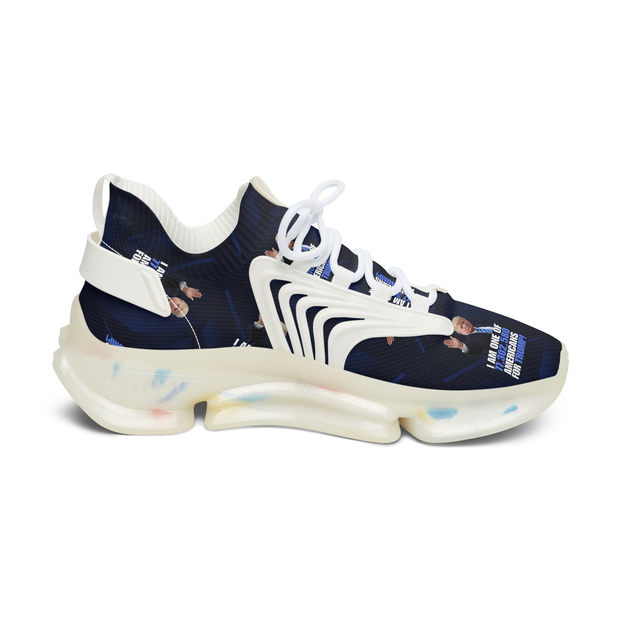 Stylish Women's Mesh Sneakers | American for Trump Design Printify