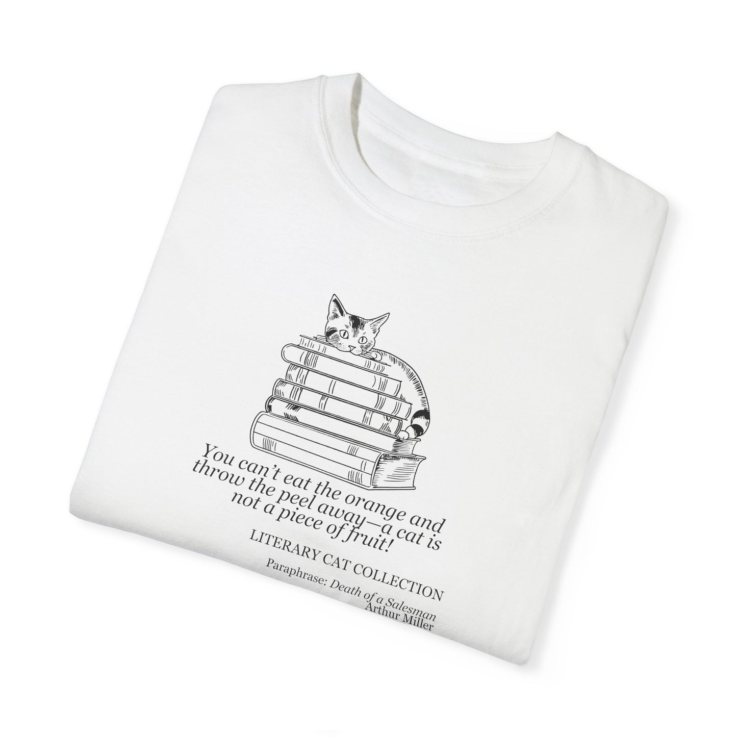 Literary Cat Unisex T-Shirt - Death of a Salesman