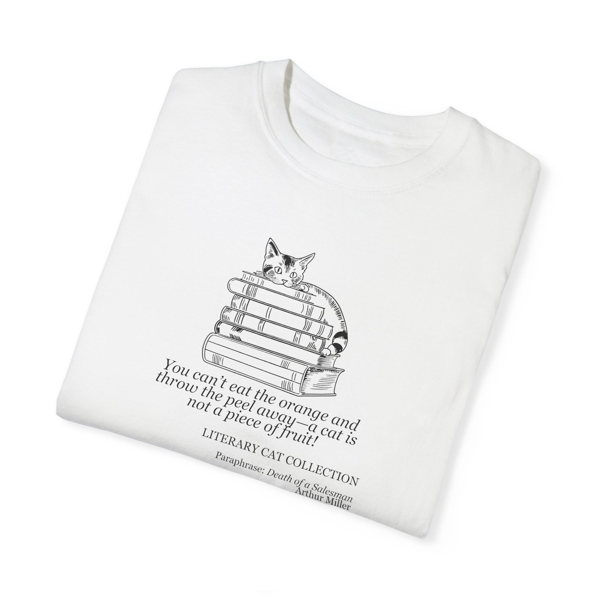 Literary Cat Unisex T-Shirt - Death of a Salesman