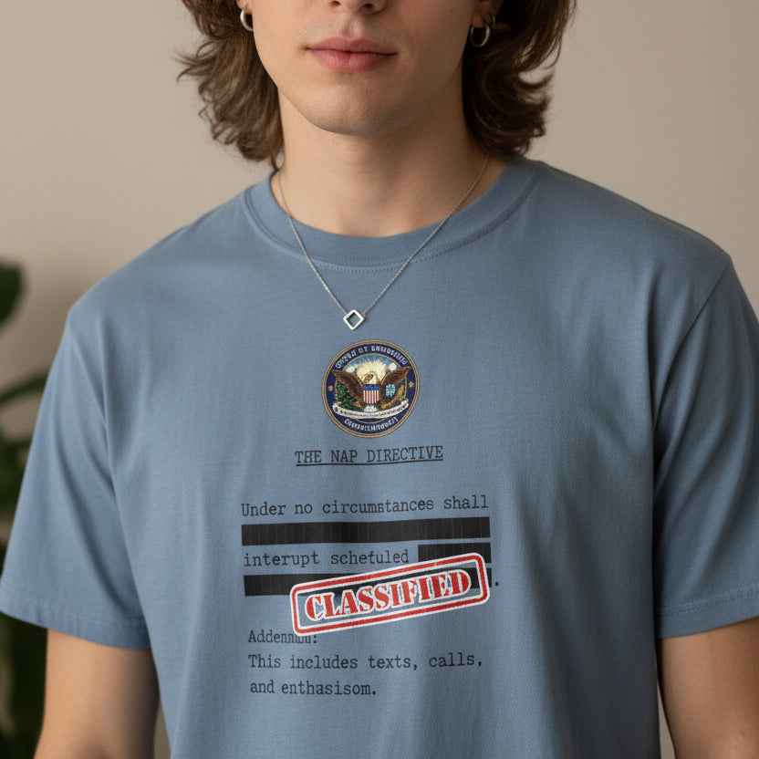 The Nap Directive Unisex T-Shirt – Official Rest Policy Graphic Tee