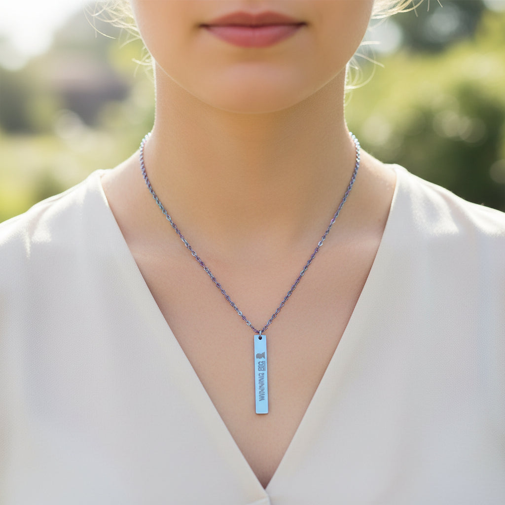 Winning Big Vertical Bar Necklace | Sassy Political Statement (No Names Needed)