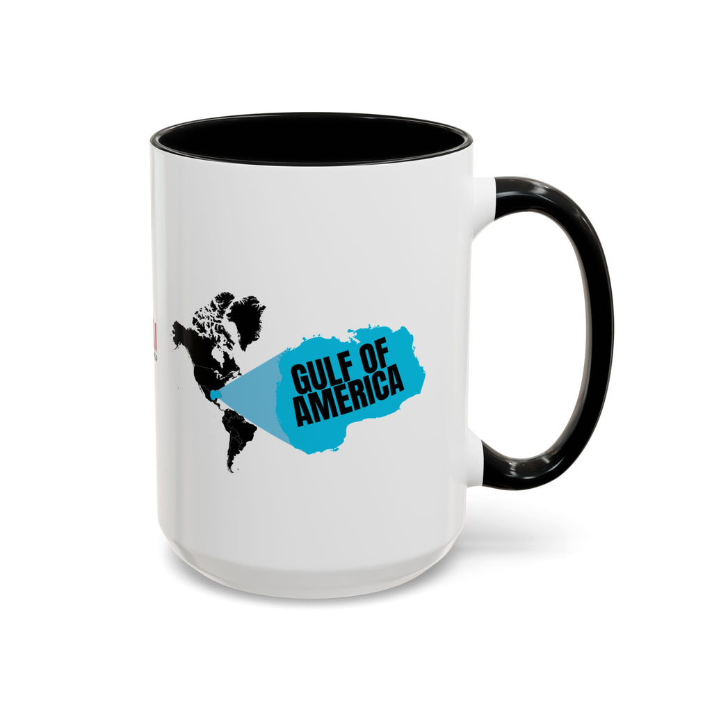 American Gulf Map Accent Coffee Mug