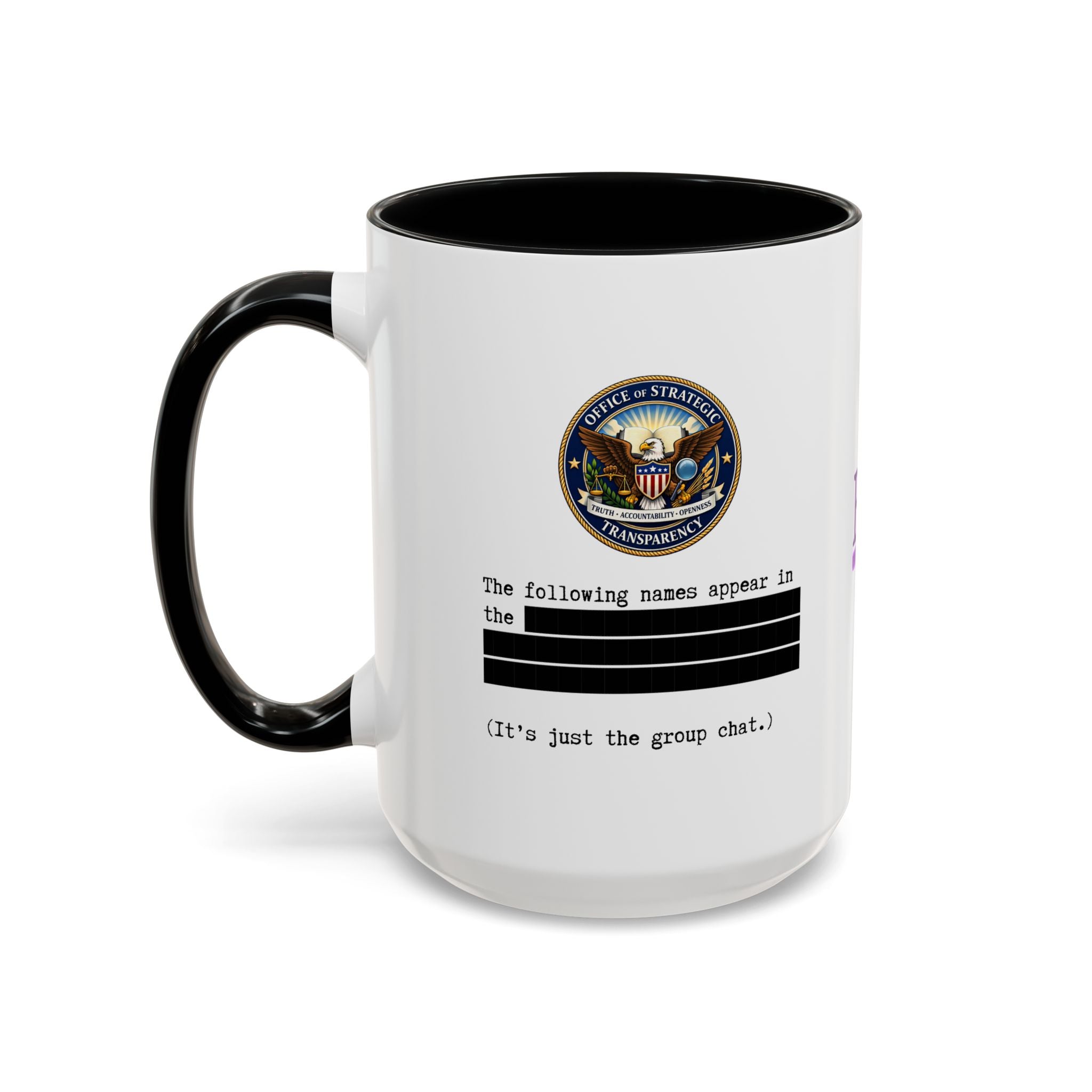 Unsealed Documents Coffee Mug – Redacted Files Political Satire Mug