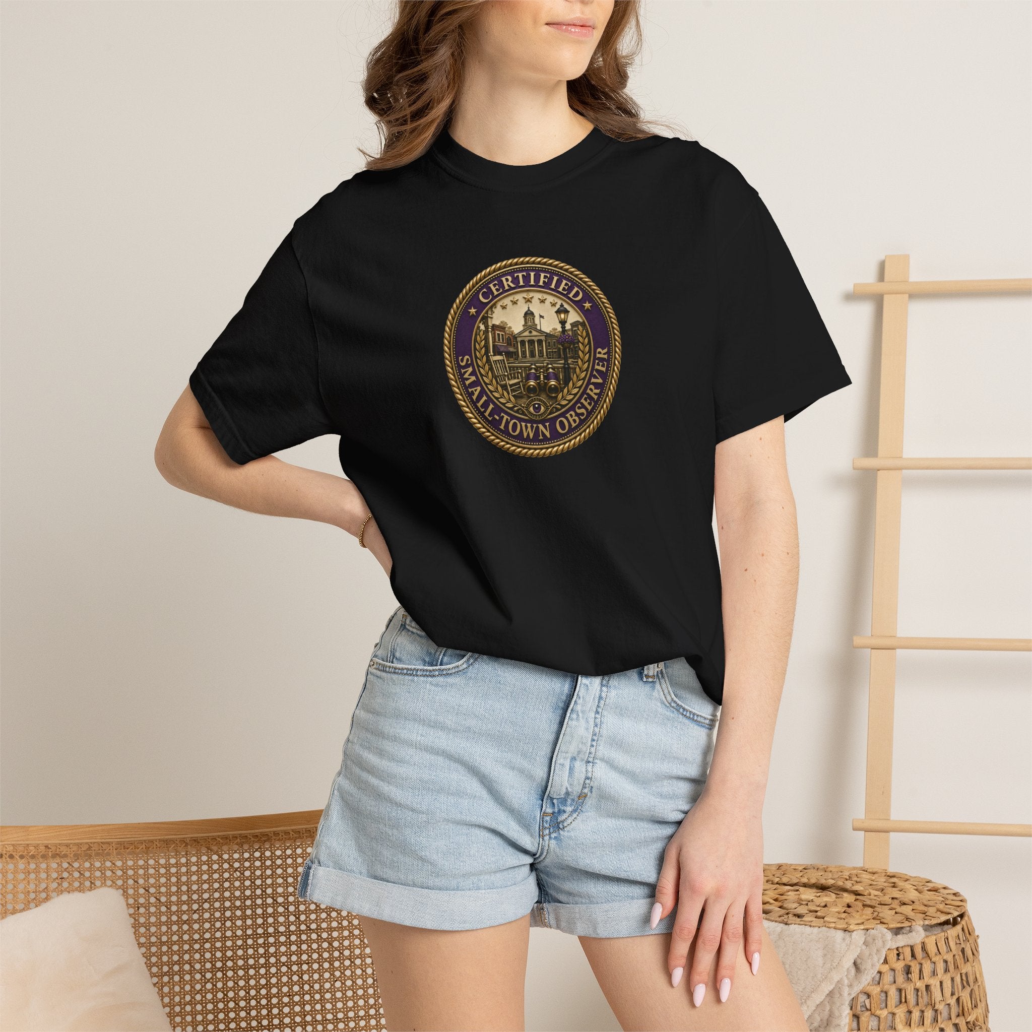 Certified Small-Town Observer Garment-Dyed T-Shirt