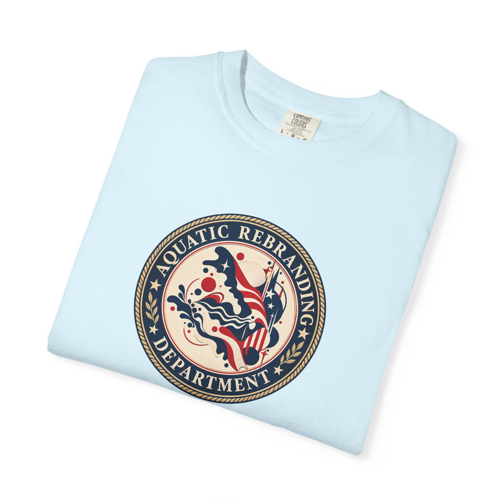 Aquatic Rebranding Department Garment-Dyed Unisex T-Shirt