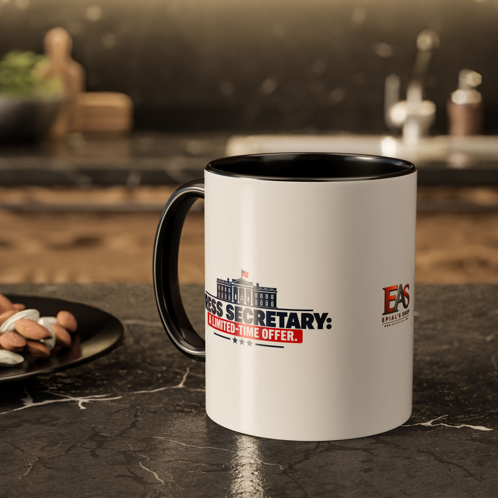 Press Secretary: A Limited-Time Offer Mug | Funny Political Humor Coffee Cup | 11 oz & 15 oz