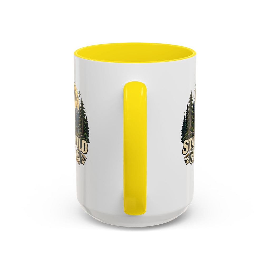 Stay Wild Pet Cats Sasquatch Accent Mug
