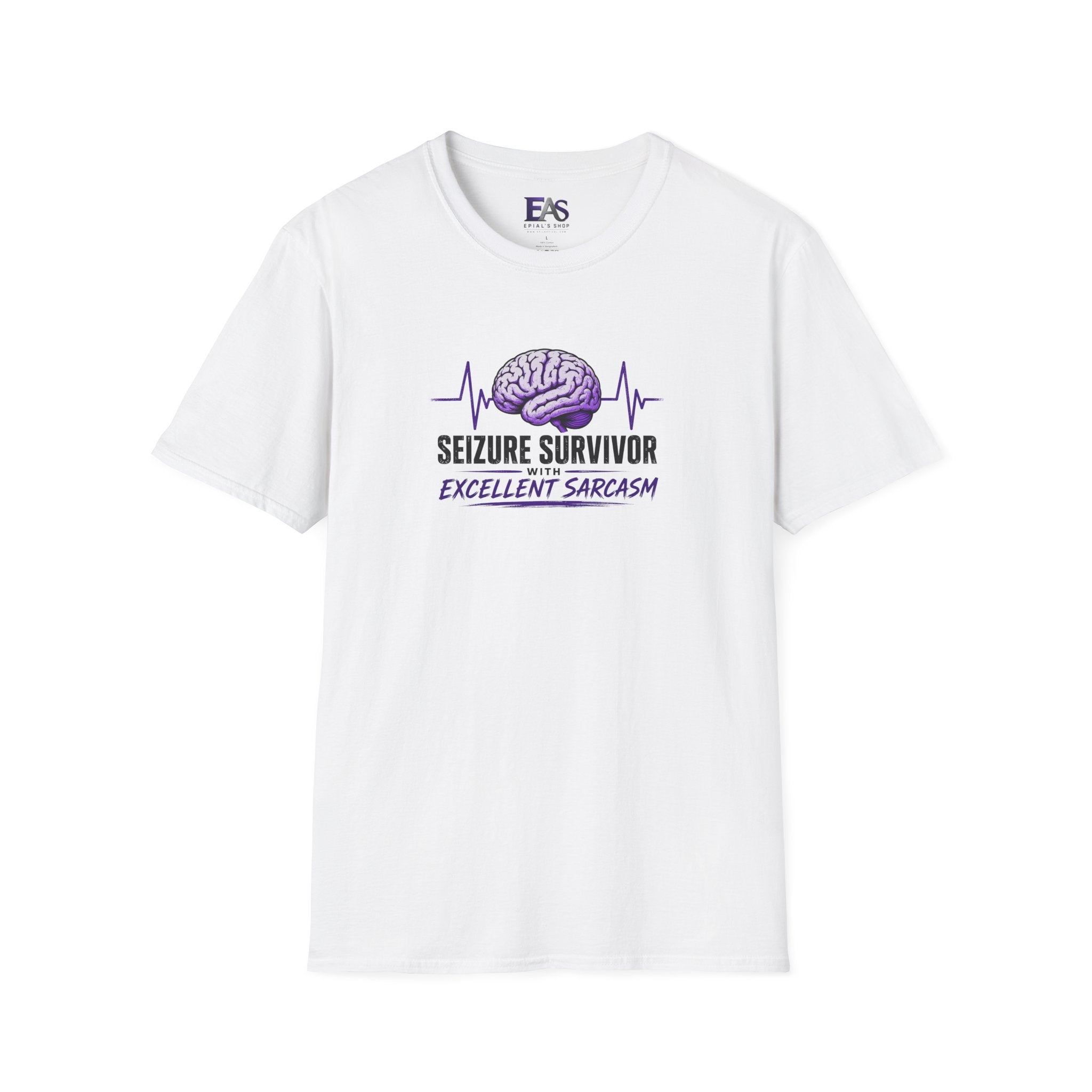 Seizure Survivor With Excellent Sarcasm Epilepsy T-Shirt