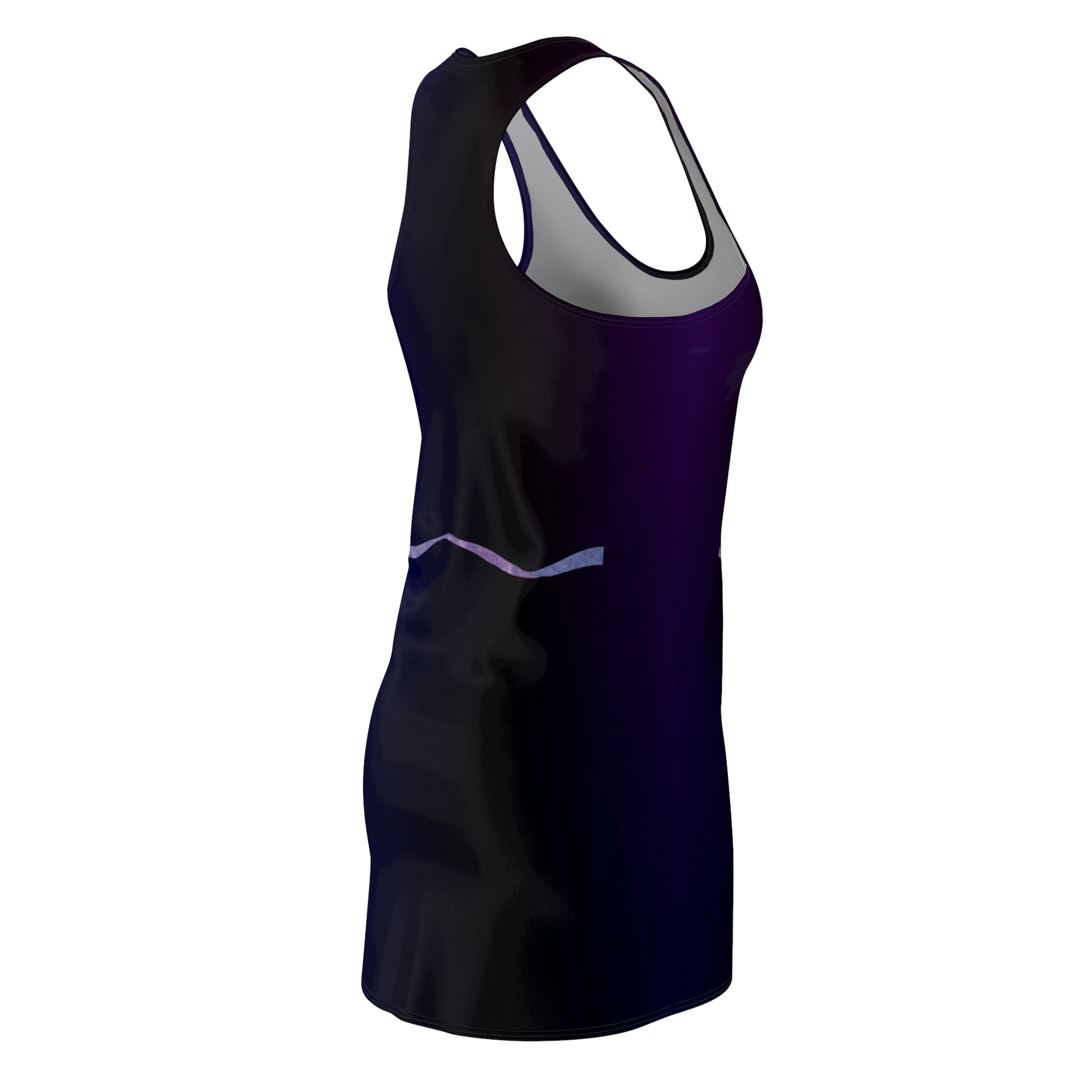Purple Ribbon for Epilepsy Racerback Dress - Modern Chic with a Message Printify