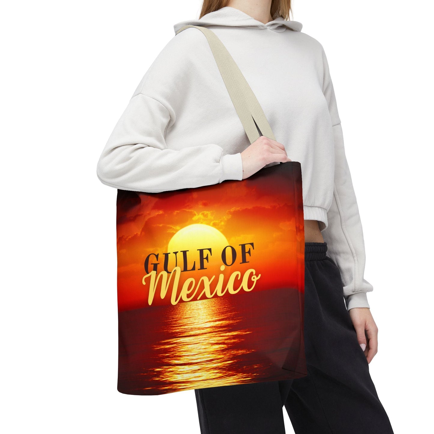 Gulf of Mexico Sunset Tote Bag - Chic Beach Accessory Printify